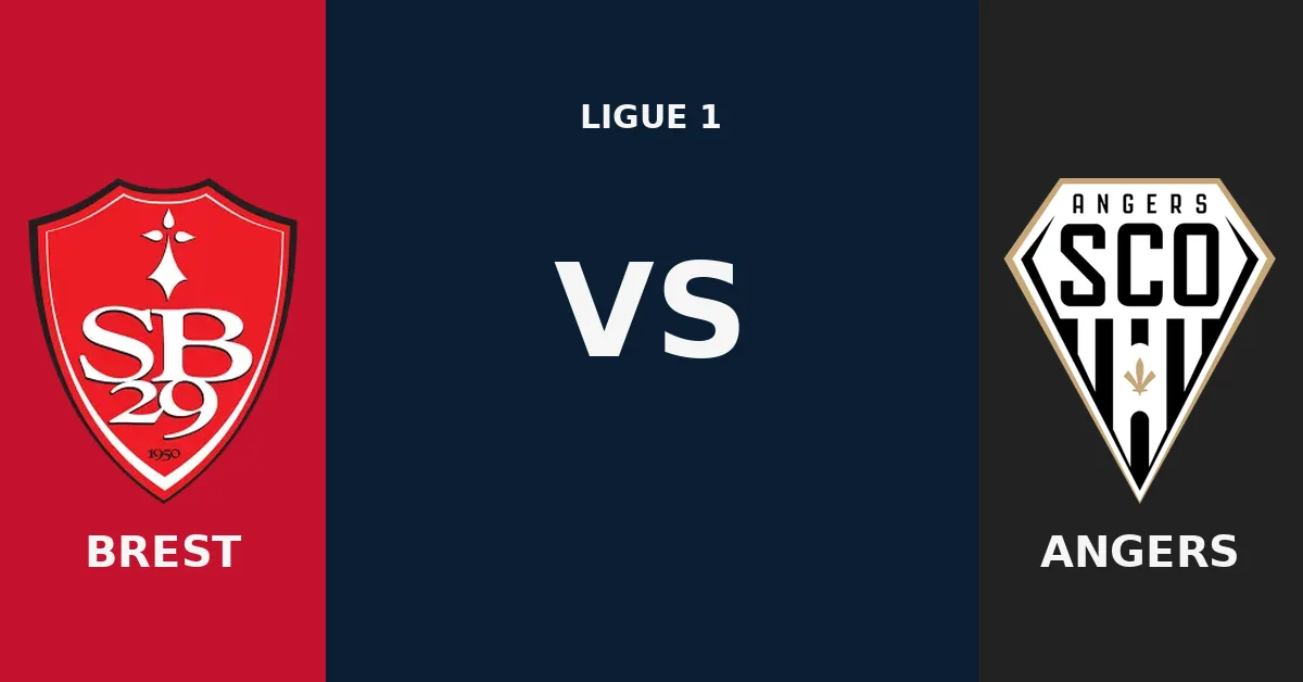 Pronostic Brest - Angers : les deux équipes s'affrontent au Stade Francis-Le Blé