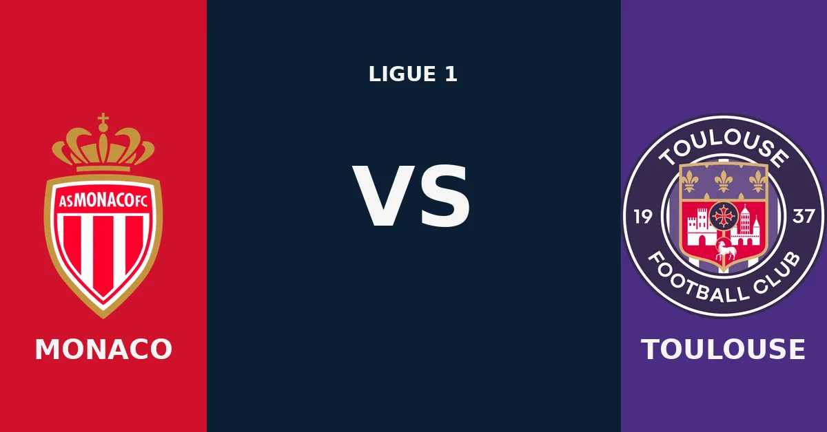 Pronostic Monaco - Toulouse : l'AS Monaco accueille le TFC au stade Louis II